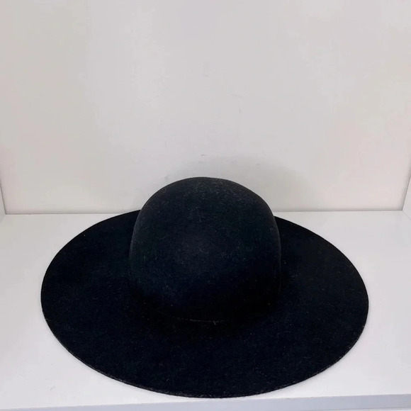 J.Crew Floppy felt hat in Black - Picture 2 of 6